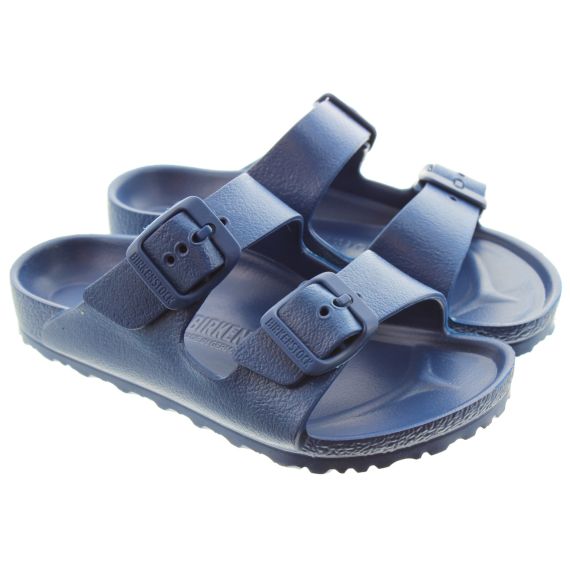 BIRKENSTOCK Kids EVA Arizona Sandals In Navy Blue