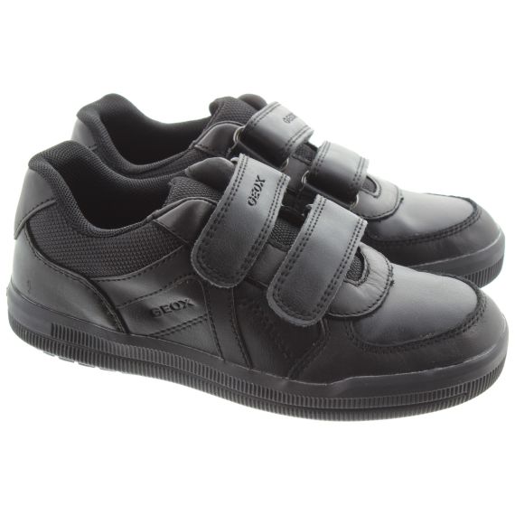 GEOX Kids Arzach Velcro Shoes In Black