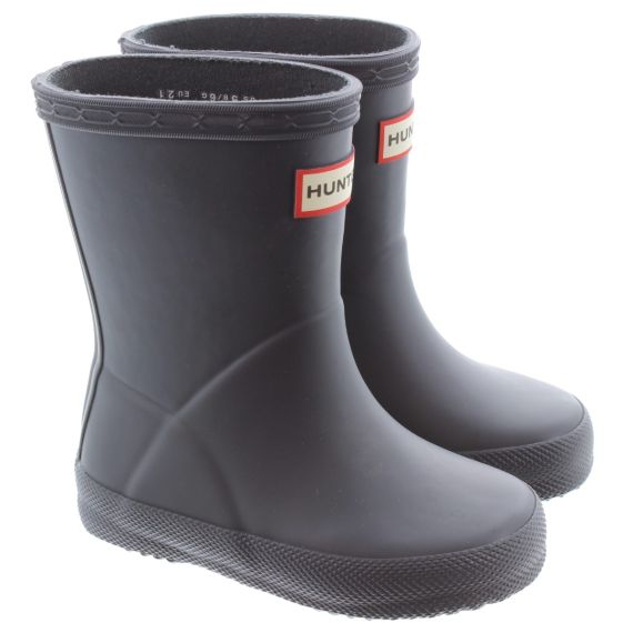 HUNTER Kids First Welly Boots In Navy