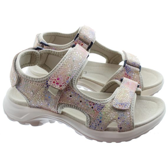 LUNAR Ladies Felton Walking Sandals In Floral 