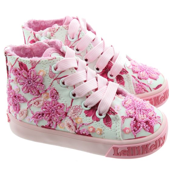 LELLI KELLY Kids LK3851 Brooke Fleece Lined Baby Boots In White