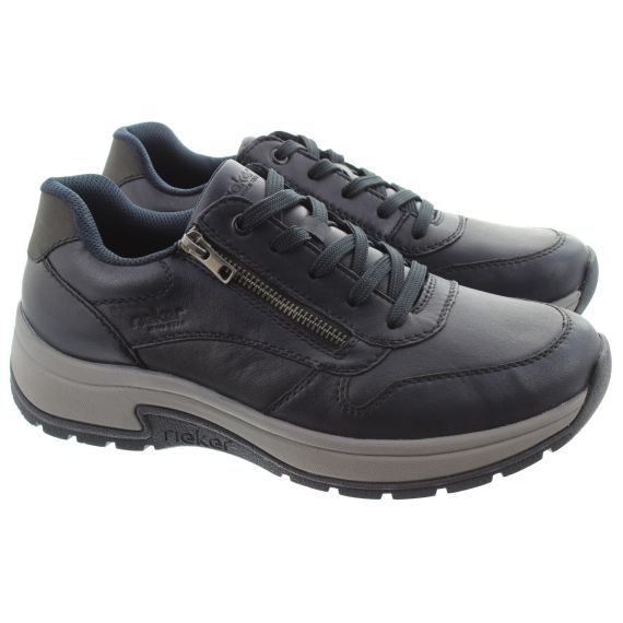 RIEKER Rieker 11002 Zip Lace Trainers In Navy