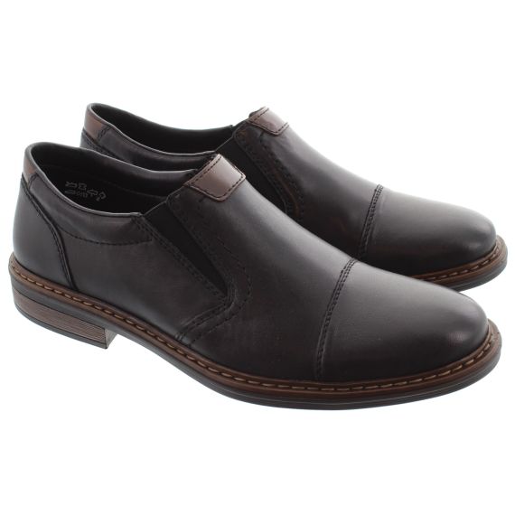 RIEKER Mens 17659 Slip On Shoes In Black