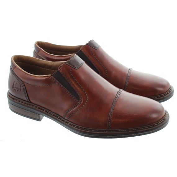 RIEKER Mens 17659 Slip On Shoes In Tan