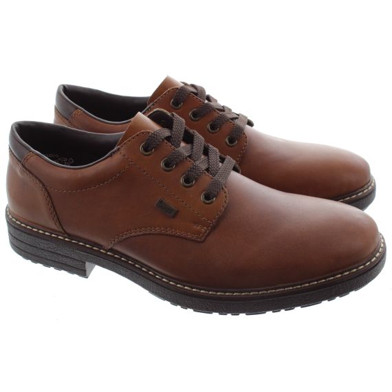 RIEKER Mens 33101 Water Resistant Shoes In Tan