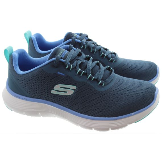 SKECHERS Skechers 150201 Wide Flex Appeal Trainers In Navy
