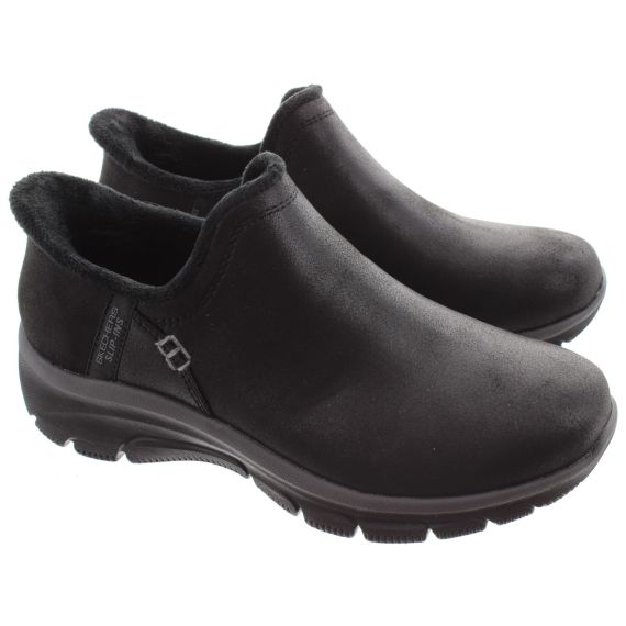 SKECHERS Ladies 167872 Modern Hour Slip Ins Shoes In Black