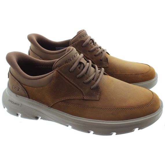 SKECHERS Mens 205517 Arch Fit Slip Ins In Brown 