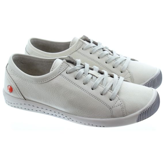SOFTINOS Ladies Isla Lace Shoes In Grey