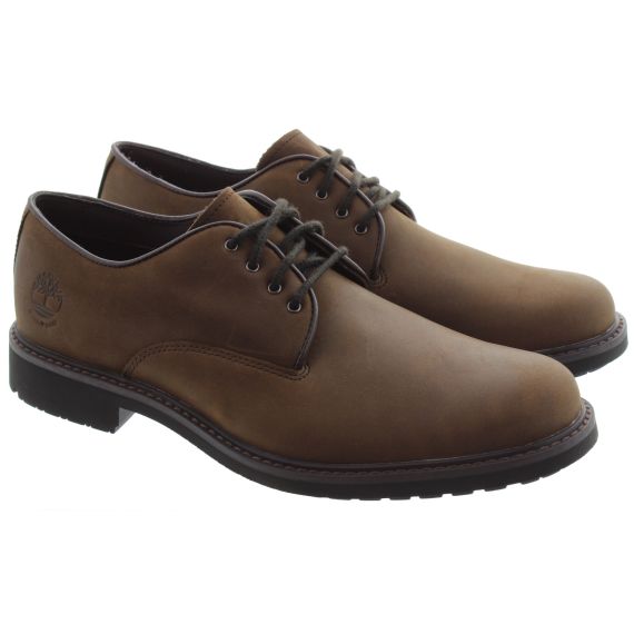TIMBERLAND Mens Stormbuck Oxford Waterproof Shoes In Brown 