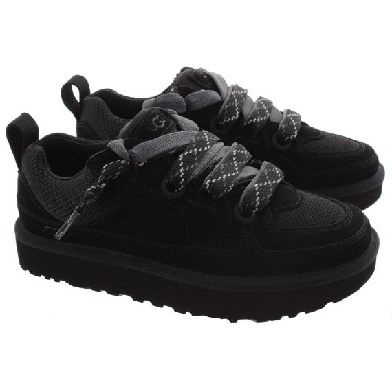 UGG Ladies Lo Lowmel Trainers In Black 
