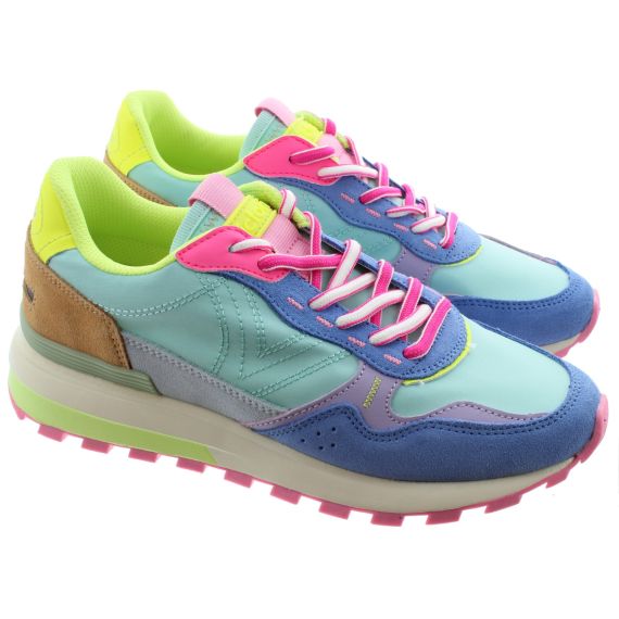 VICTORIA Ladies Luna Multi Trainers In Blue 