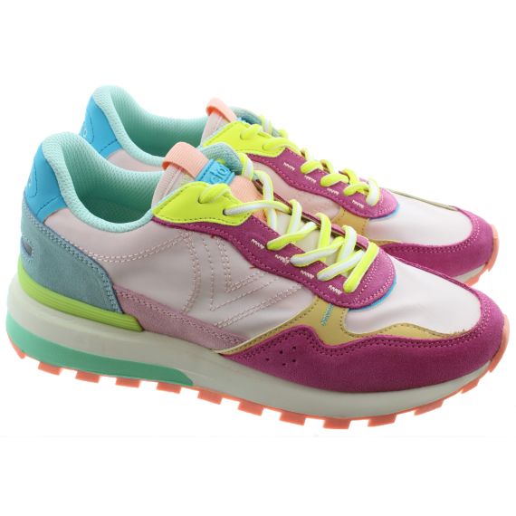 VICTORIA Ladies Luna Multi Trainers In Rosa 